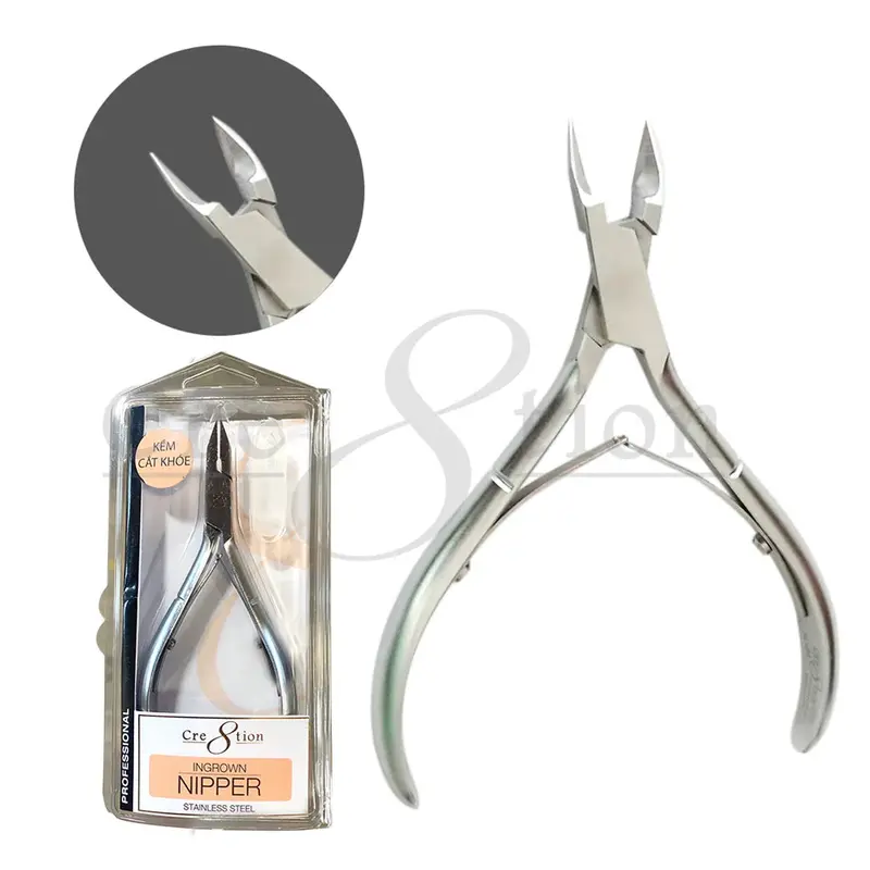 Cre8Tion Ingrown Nail Nippers – Precision Stainless Steel (Kem Cat Khoe) 1