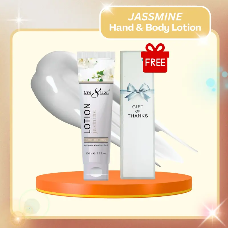 Cre8Tion Jasmine Hand & Body Lotion – 100 Ml (3.3 Fl Oz), 60 Units/Case 1