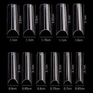 Cre8Tion Long Straight Press-On Nails – 550 Pcs/Box, 100 Boxes/Case (Style #11) 1