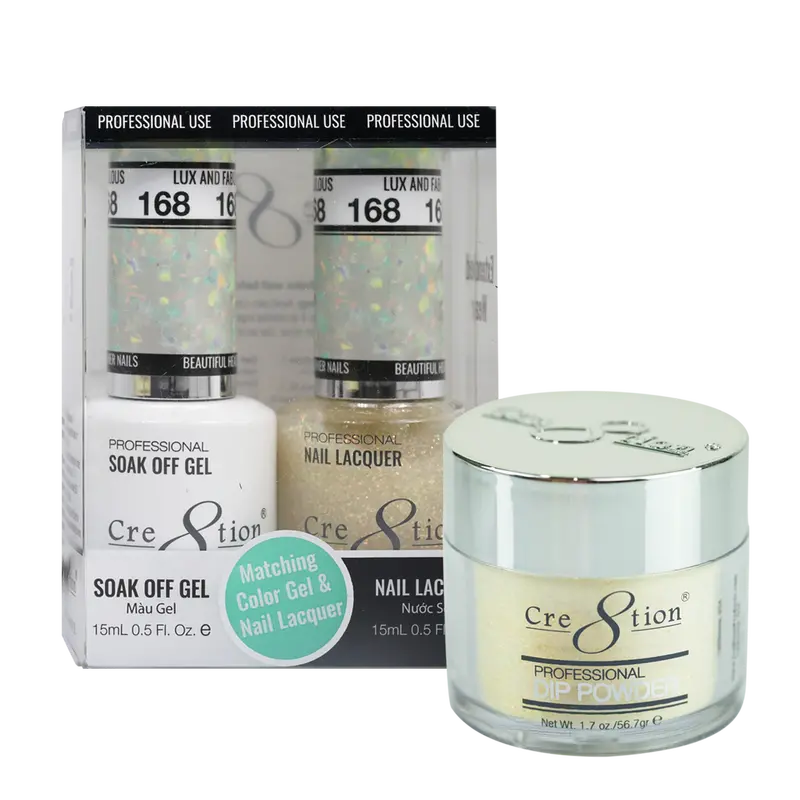 Cre8Tion Luxe Trio Nail Collection – Opulent & Fabulous Style #168 1