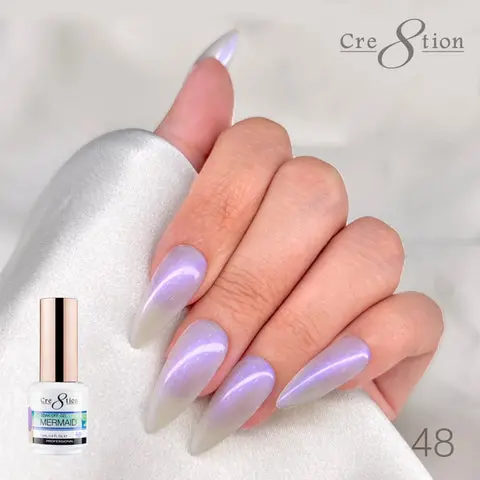 Cre8Tion Mermaid Chameleon Gel Polish – Iridescent Shift Shade Mc48 (0.5 Oz) 1
