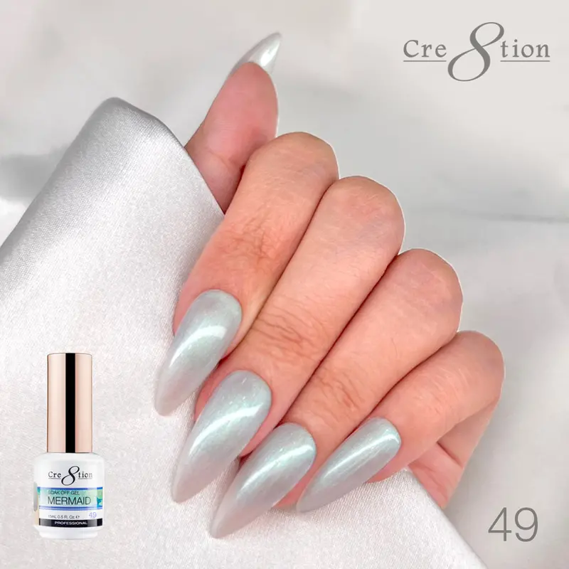 Cre8Tion Mermaid Chameleon Gel Polish – Iridescent Shift Shade Mc49 (0.5 Oz) 1