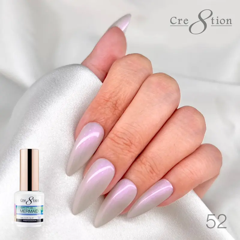 Cre8Tion Mermaid Chameleon Gel Polish – Iridescent Shift Shade Mc52 (0.5 Oz) 1