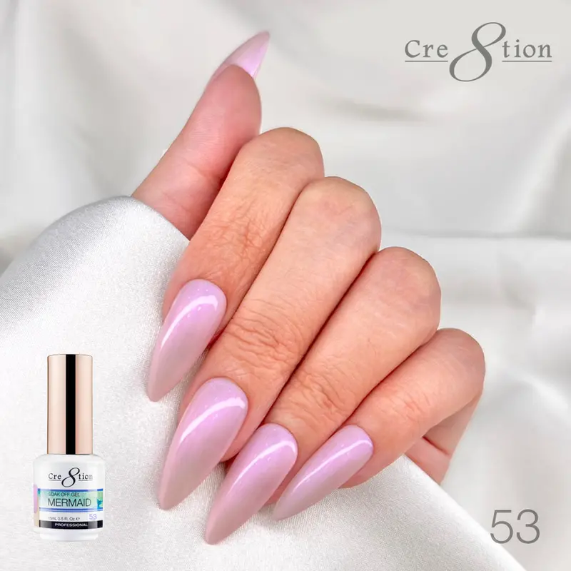 Cre8Tion Mermaid Chameleon Gel Polish – Iridescent Shift Shade Mc53 (0.5 Oz) 1