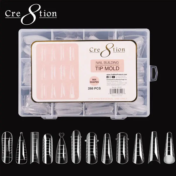 Cre8Tion Nail Extension Tip Mold – Professional Builder Tool 1