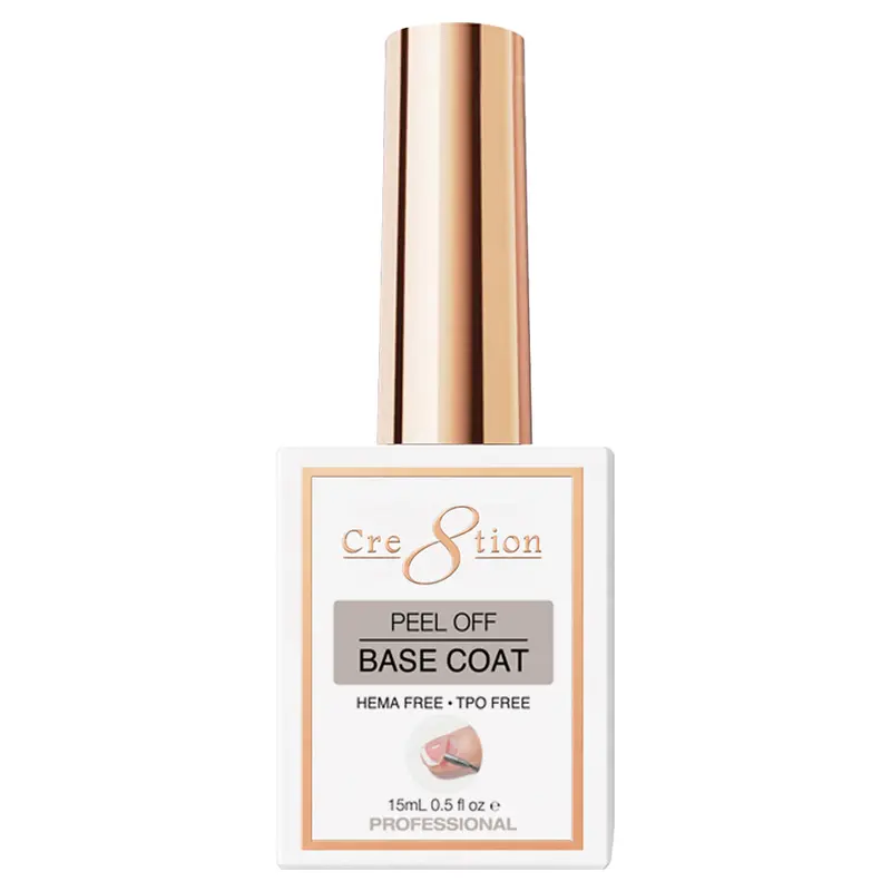 Cre8Tion Peel-Off Base Coat – Quick-Removal Nail Primer, 0.5 Oz 1