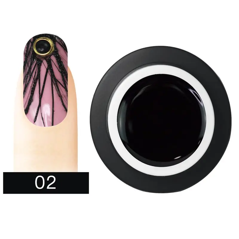 Cre8Tion Perfect Line Design Gel – Black (7.5G) 1