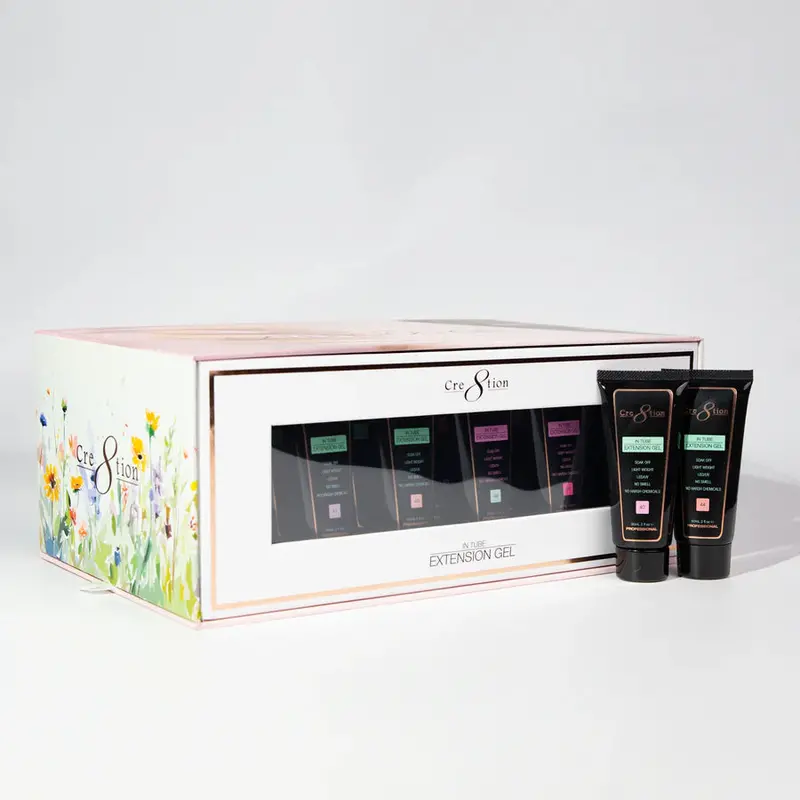 Cre8Tion Poly Gel Extension Kit – 2Oz Tube, Spring & Summer Collection 1