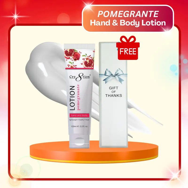 Cre8Tion Pomegranate Hand & Body Lotion – 100 Ml (3.3 Fl Oz), 60 Units/Case 1