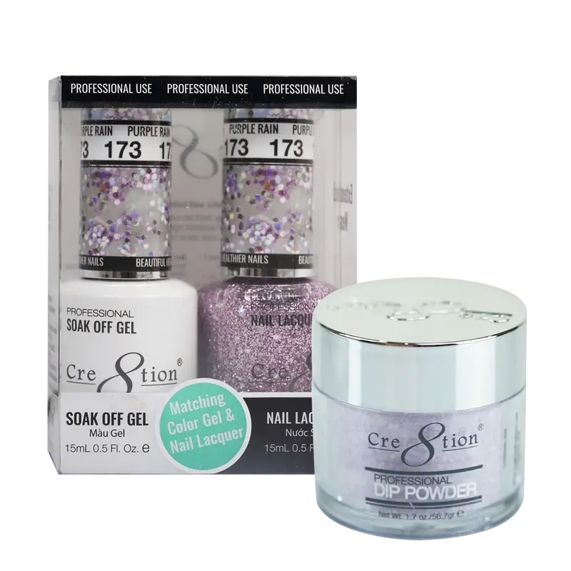 Cre8Tion Purple Haze Trio Nail Set – Moody Violet Aesthetic #173 1