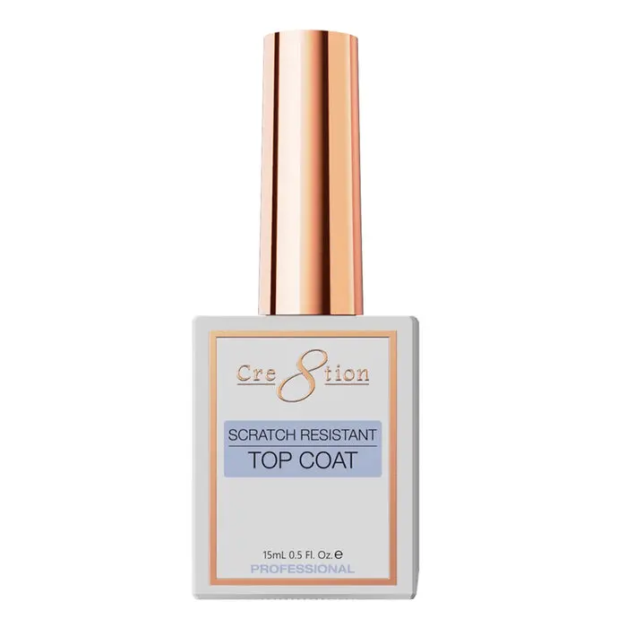 Cre8Tion Scratch-Resistant High-Gloss Top Coat – 0.5 Oz Long-Wear Sealant 1
