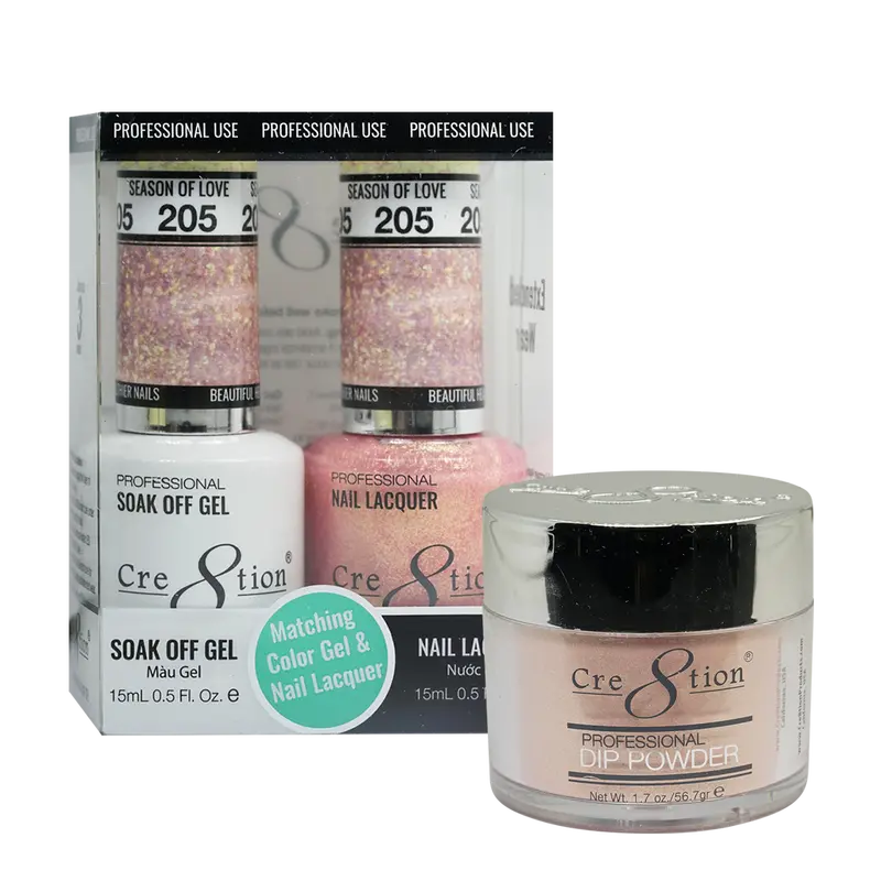 Cre8Tion Season Of Love Nail Trio: Romantic Polish Set 205 1