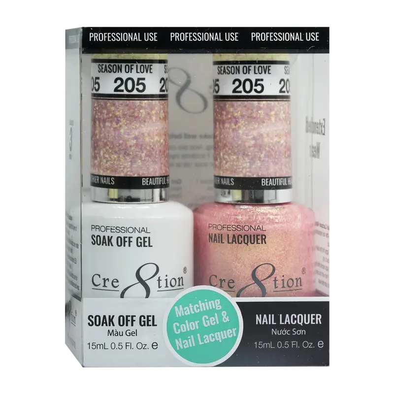 Cre8Tion Season Of Love Romantic Gel Nail Color Set 1