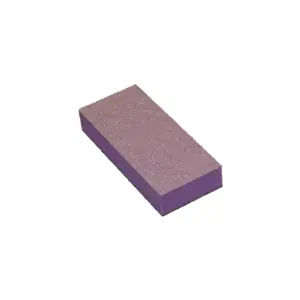 Cre8Tion Slim Disposable Nail Buffer – Purple/White, 60/80 Grit 1