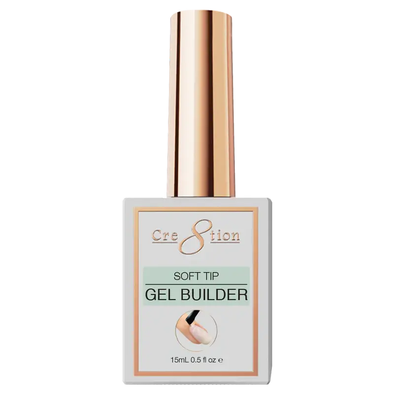 Cre8Tion Soft Builder Gel – 0.5 Oz Flexible Base Coat 1
