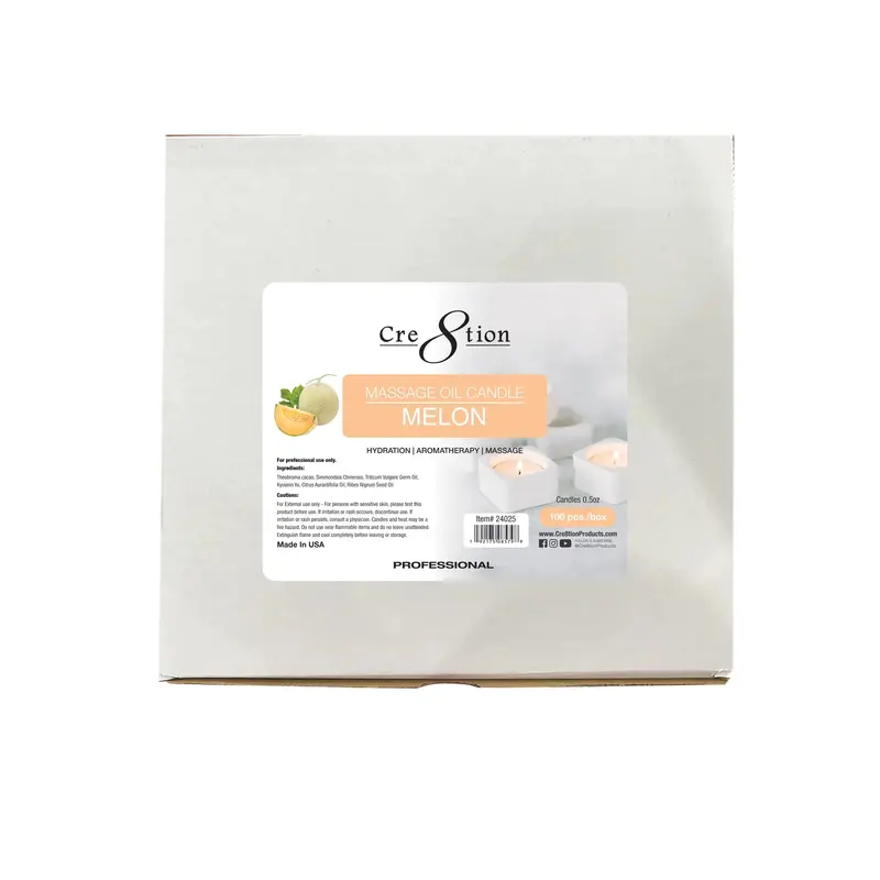 Cre8Tion Soothing Massage Oil Candle – Tealight Size (0.5 Oz) 1