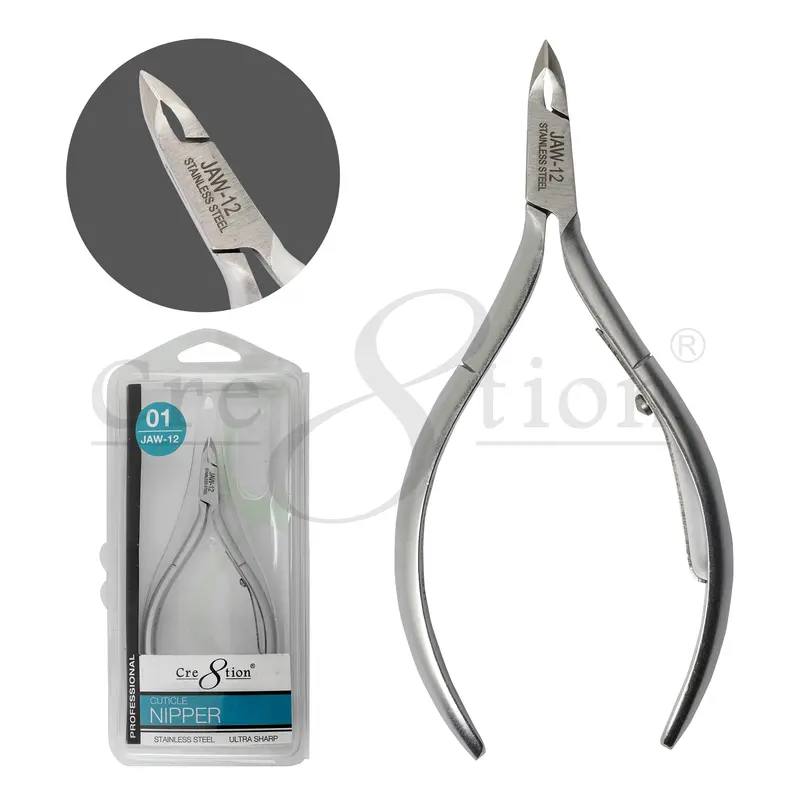 Cre8Tion Stainless Steel Cuticle Nipper – Precision Nail Care Tool (Model 01) 1