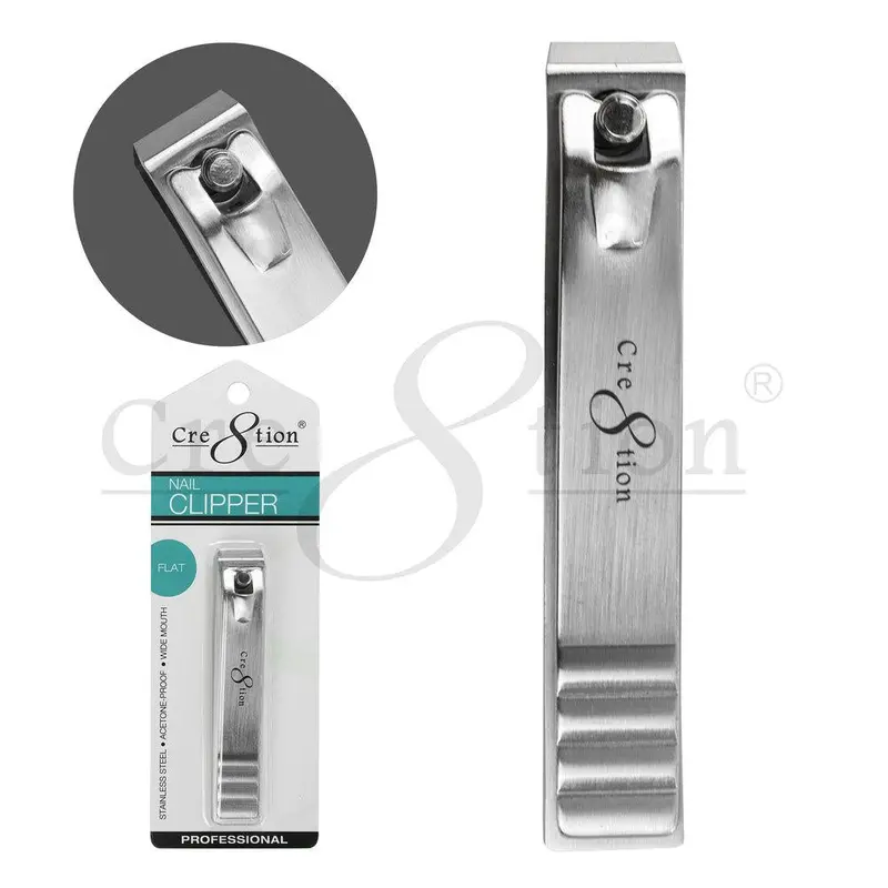 Cre8Tion Stainless Steel Nail Clipper – Curved & Straight Edge Options 2