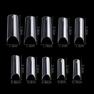 Cre8Tion Straight Press-On Nails – 500 Pcs/Box, 100 Boxes/Case (Style #10) 1