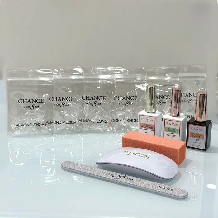 Cre8Tion Student Gel Tip Extension Starter Kit – Beginner-Friendly Nail Enhancement Set 1