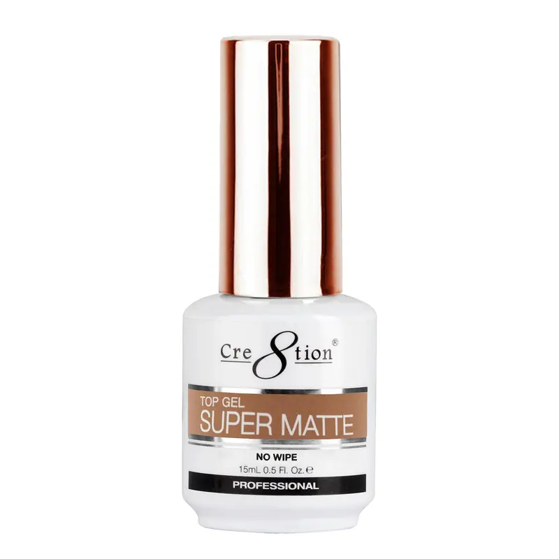 Cre8Tion Super Matte No-Wipe Top Gel – Black Friday Cyber Monday Deal – 0.5 Oz (15 Ml) 1