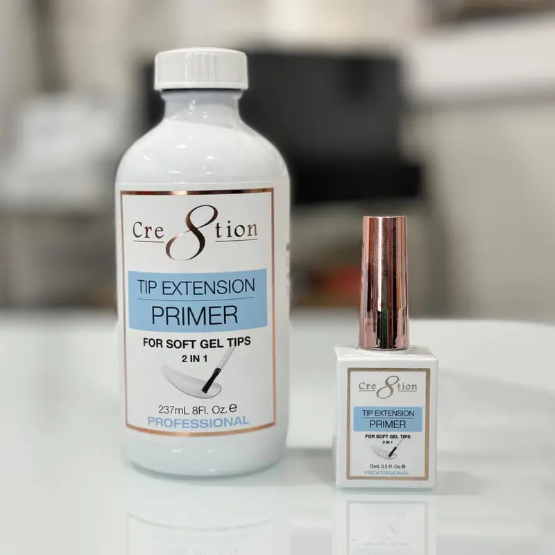 Cre8Tion Tip Extension Primer – Optimized Adhesion For Soft Gel Tips 1