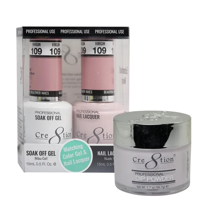 Cre8Tion Trio Matching Nail Polish Set – Delicate 109 1
