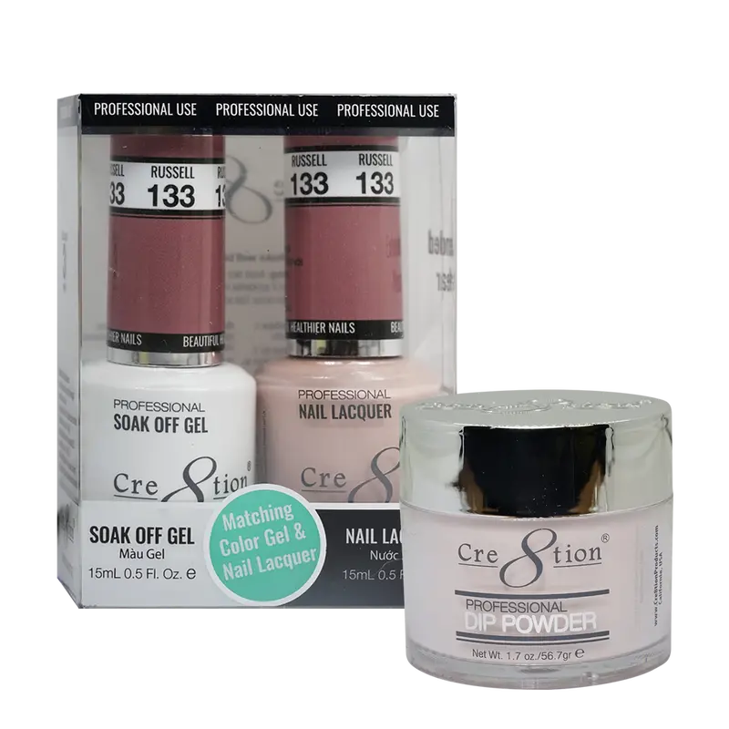 Cre8Tion Trio Matching Nail Polish Set – Hakuna Matata Sunny Orange 1