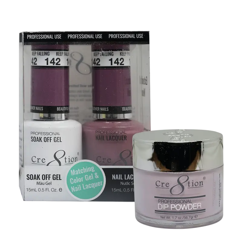 Cre8Tion Trio Matching Nail Polish Set – Marching Band Royal Purple 1