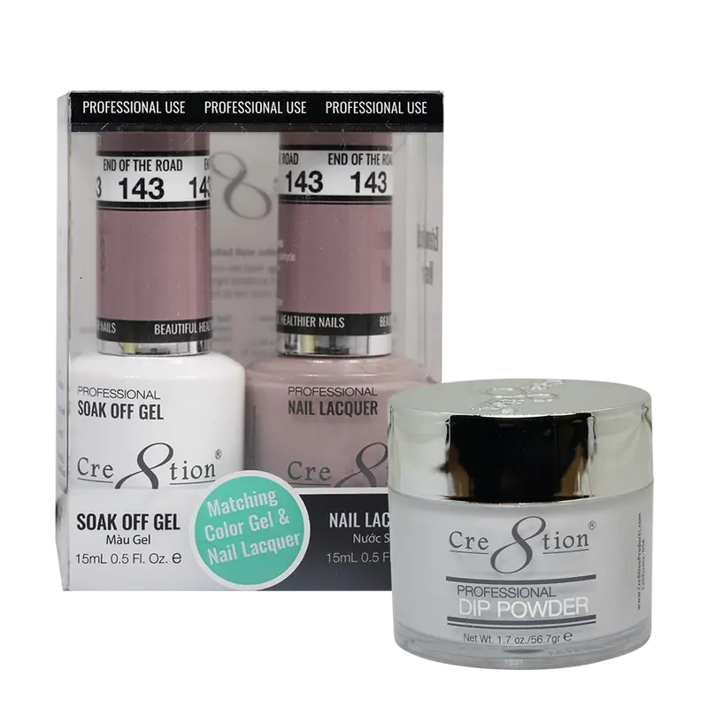 Cre8Tion Trio Matching Nail Polish Set – Super Bowl Metallic Silver 1