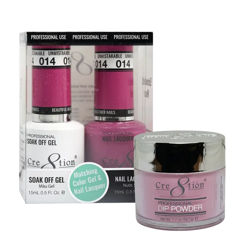 Cre8Tion Trio Matching Nail Set – Unmistakable (Shade 14) 1