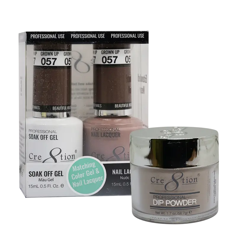 Cre8Tion Trio Polish Set: Rock Bottom Collection 57 1