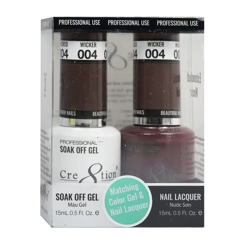 Cre8Tion Wicked Dark Berry Gel Polish 1