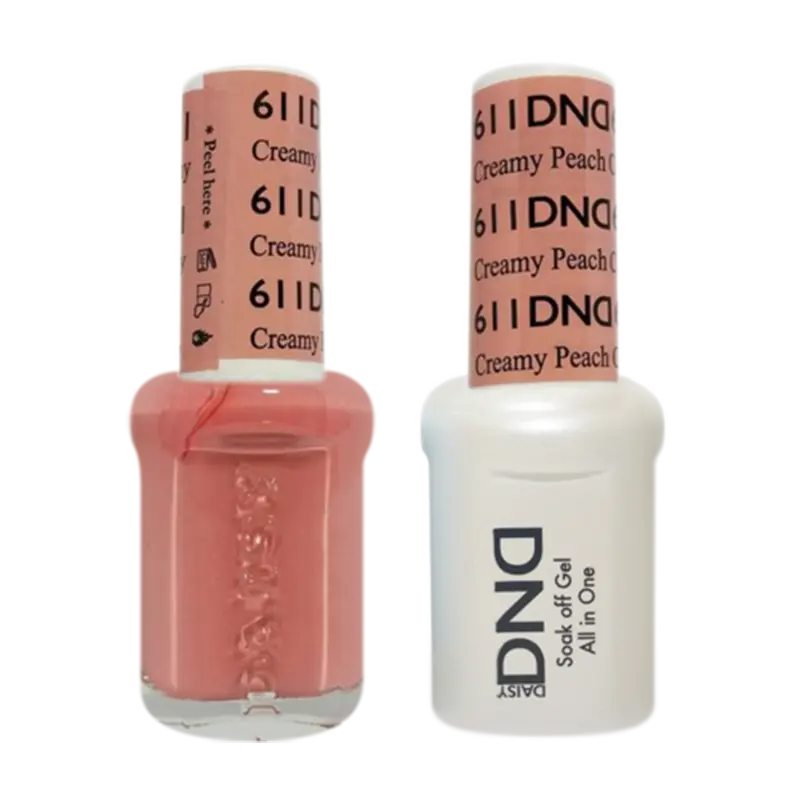 Daisy Dnd Creamy Peach Gel & Lacquer Set 1