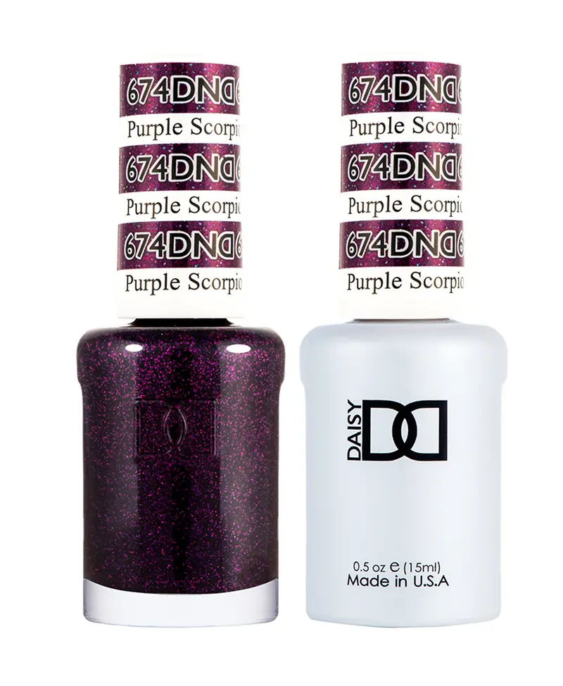 Daisy Dnd Dual-Texture Nail Duo – Purple Scorpion #674 1