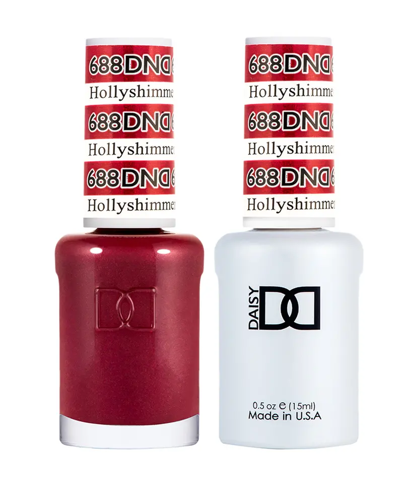 Daisy Dnd Dual-Texture Nail Polish Pair – Hollyshimmer #688 1