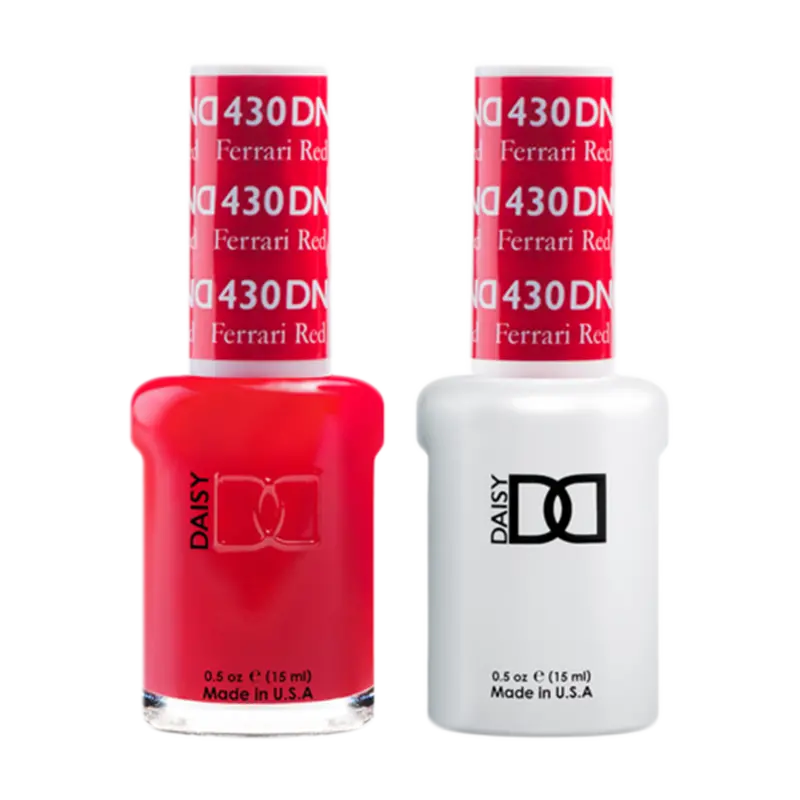 Daisy Dnd Ferrari Red Gel & Nail Polish Set 1