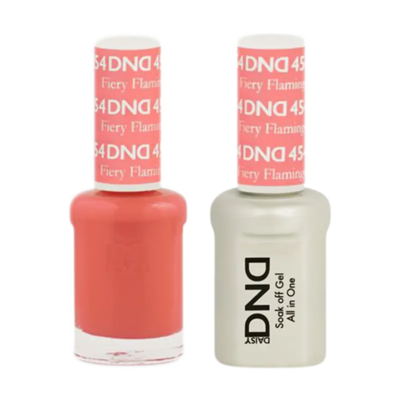 Daisy Dnd Flamingo Flame Gel & Nail Lacquer Duo (Shade 454) 1