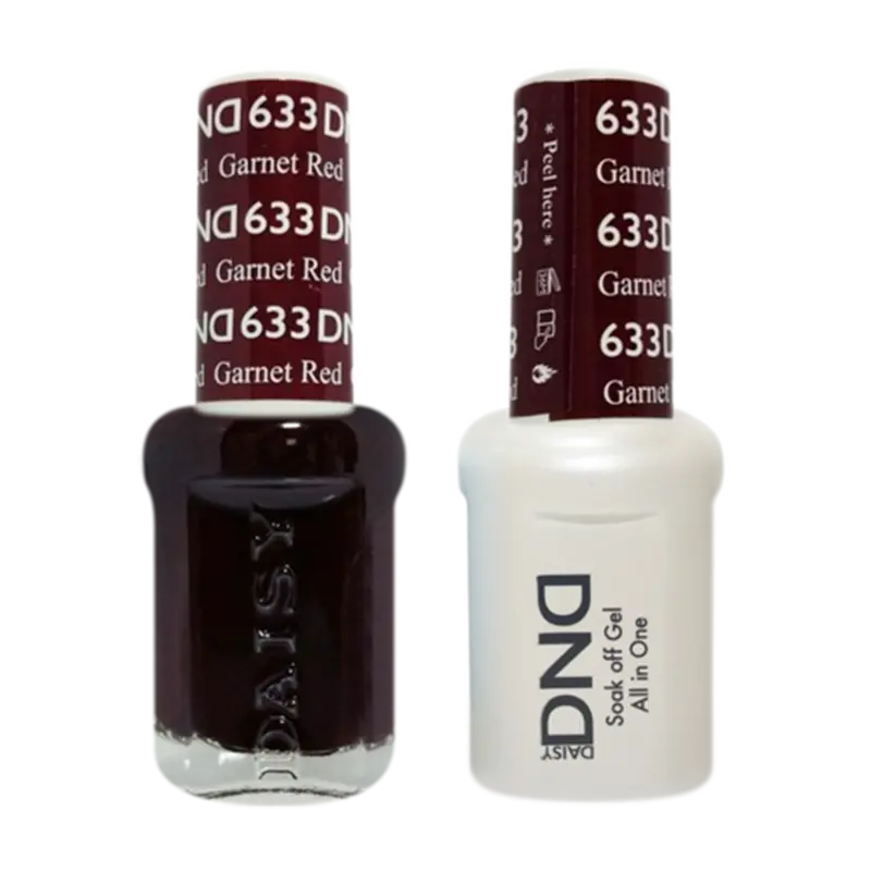 Daisy Dnd Garnet Red Gel & Nail Lacquer Duo 1
