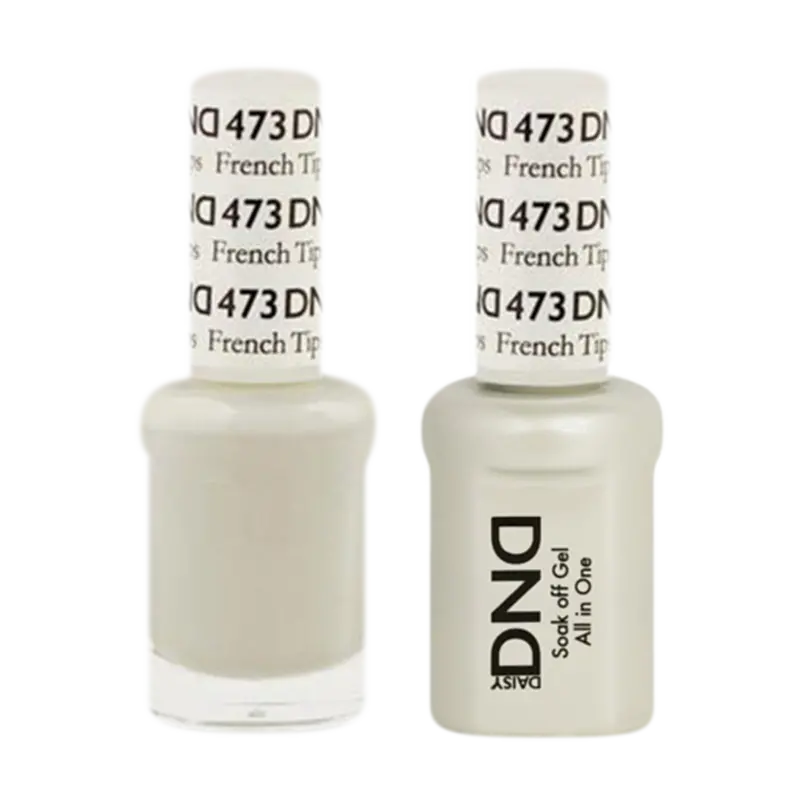 Daisy Dnd Gel And Lacquer Nail Duo – French Tips #473 1