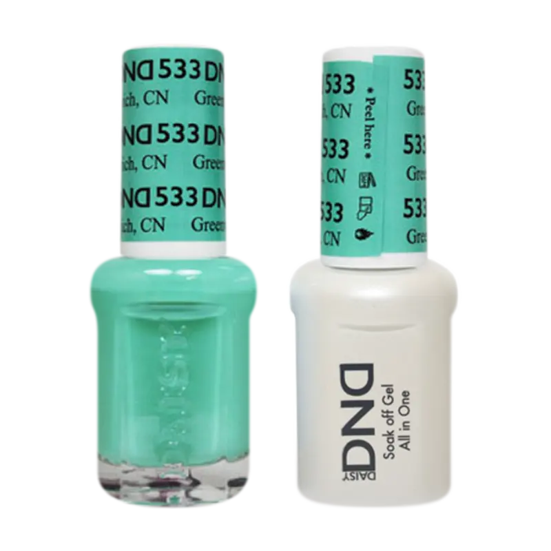Daisy Dnd Gel And Regular Polish Bundle – Greenwich Tone #533 1