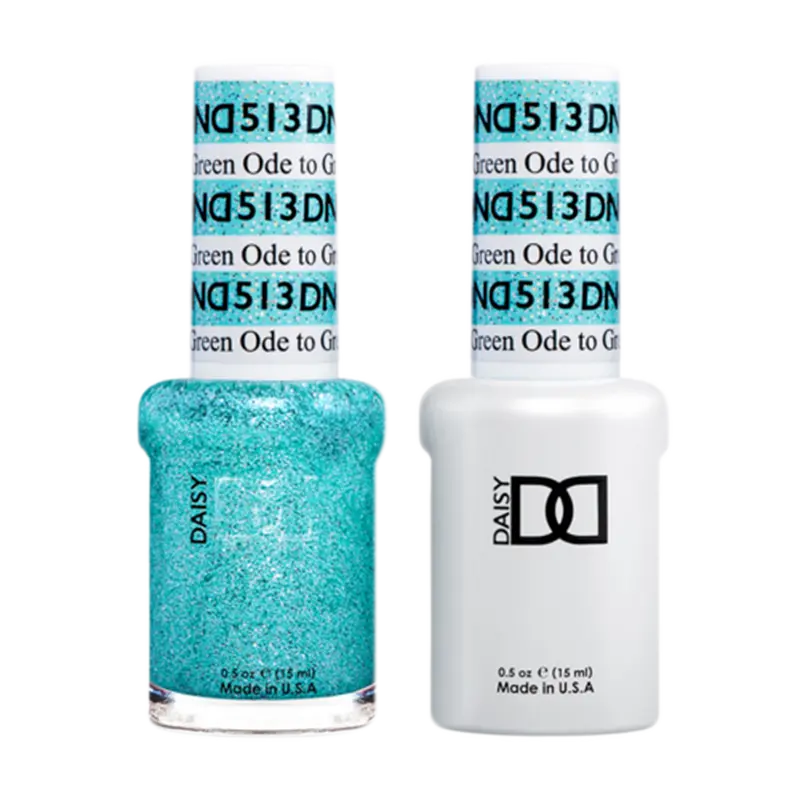 Daisy Dnd Gel And Standard Polish Set – Ode To Green #513 1