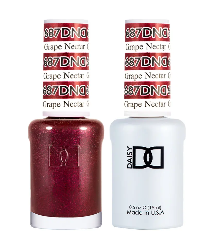 Daisy Dnd Gel & Classic Polish Set – Grape Nectar #687 1