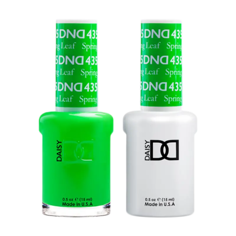 Daisy Dnd Gel & Lacquer Combo – Spring Leaf Fresh Green 435 1