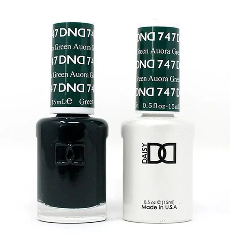 Daisy Dnd Gel & Nail Lacquer Duo – Aurora Green Iridescent 1