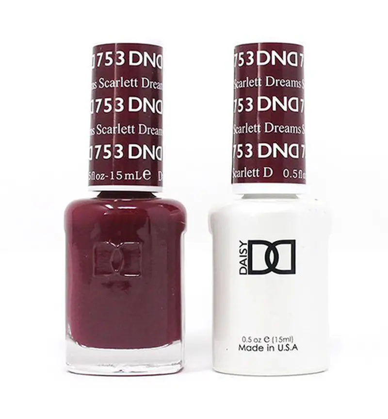 Daisy Dnd Gel & Nail Lacquer Duo – Scarlett Dreams Bold Red 1