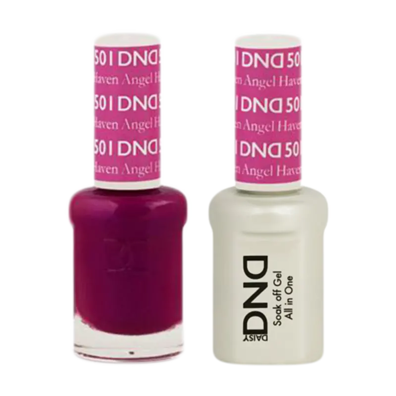 Daisy Dnd Gel Polish & Nail Lacquer Set – Haven Angel #501 1