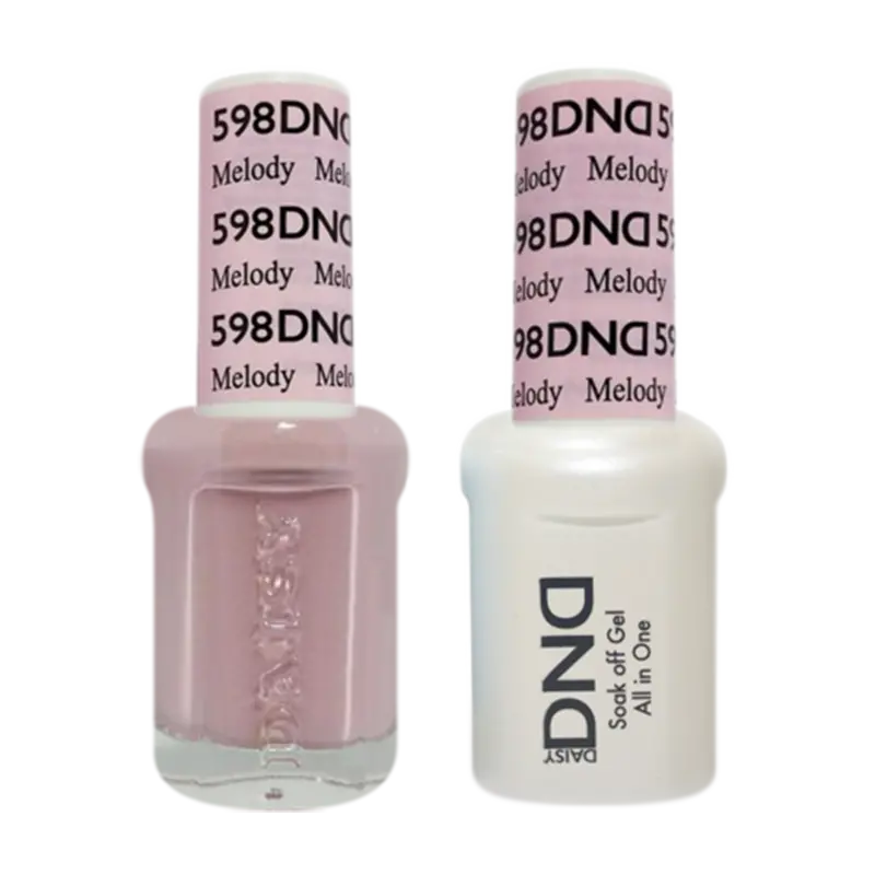 Daisy Dnd Gel Polish & Nail Lacquer Set – Melody #598 1