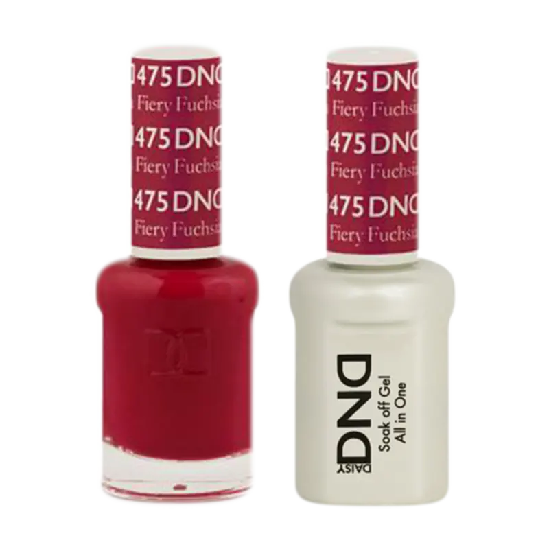 Daisy Dnd Gel & Standard Lacquer Set – Fiery Fuchsia #475 1