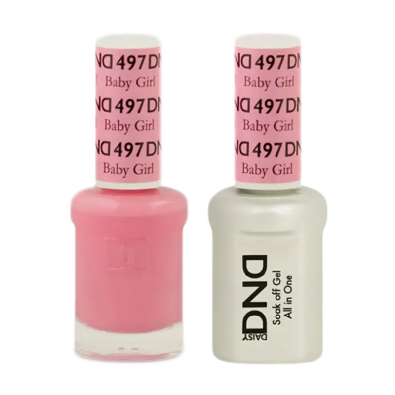 Daisy Dnd Gel + Traditional Polish Combo – Baby Girl #497 1
